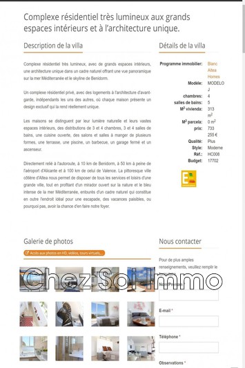 Photo Apartment Cumbre del Sol to buy apartment 3 rooms 313 m²