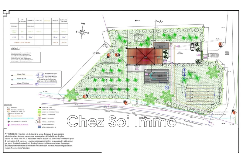 Vente terrain Callian  