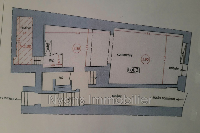 Photo Apartment Nyons   to buy apartment  2 rooms   44&nbsp;m&sup2;