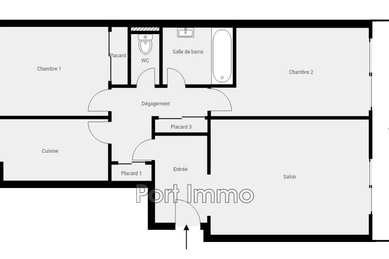 Vente dernier étage Cagnes-sur-Mer  