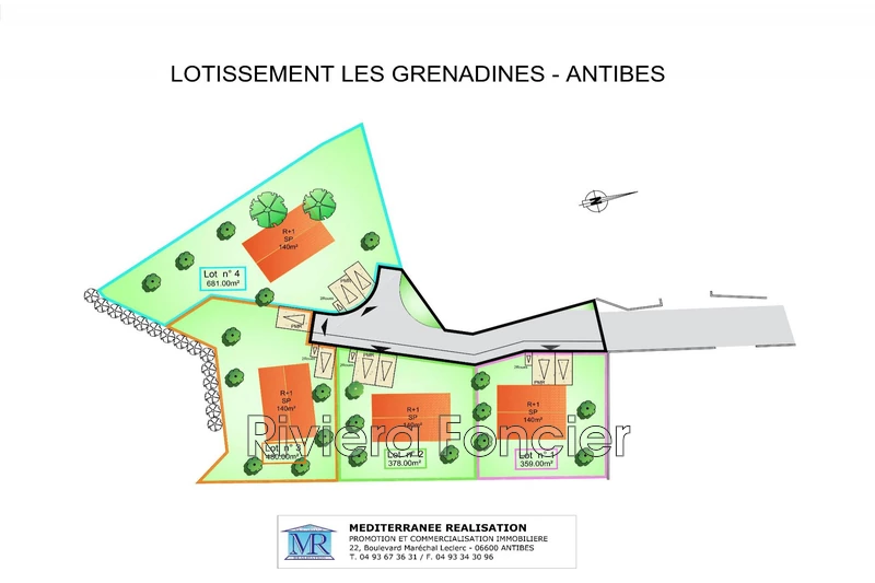 Photo Land Antibes Eucalyptus, to buy land 680 m²