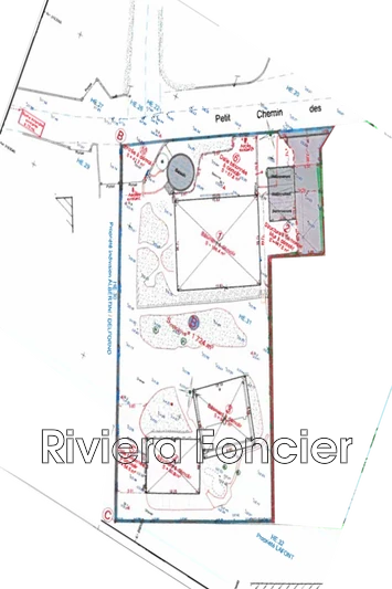 Land Antibes Hauteurs,   to buy land   1500&nbsp;m&sup2;