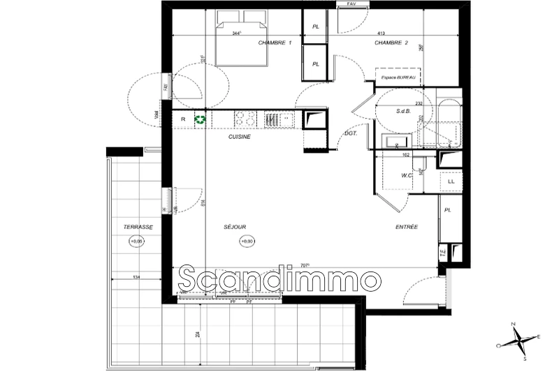 Vente appartement Saint-Laurent-du-Var  