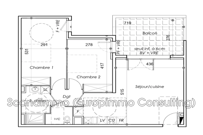 Neuf appartement Le Barcarès  