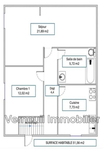 Vente appartement Juziers  