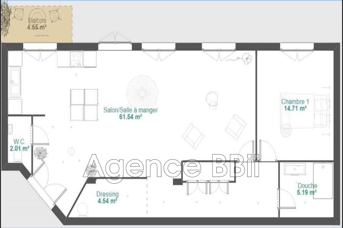 Vente Appartement 3 Pieces Nice Carre D Or 85 M