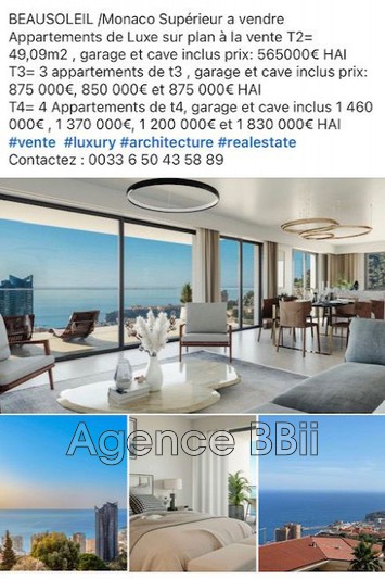 Photo Appartement Beausoleil achat appartement