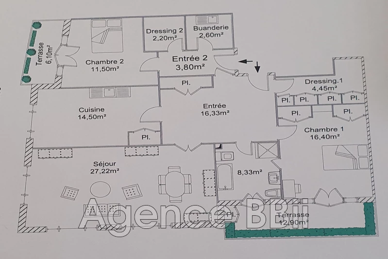 Vente appartement Nice  Vente appartement Nice