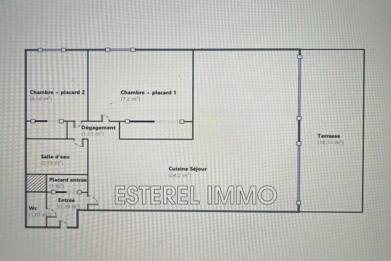 Vente appartement Théoule-sur-Mer  