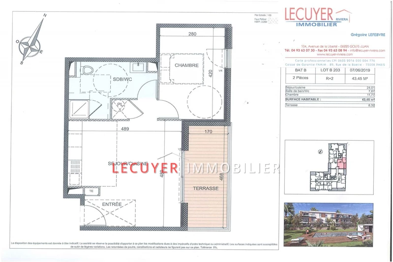 Location appartement Golfe-Juan Location appartement Golfe-Juan