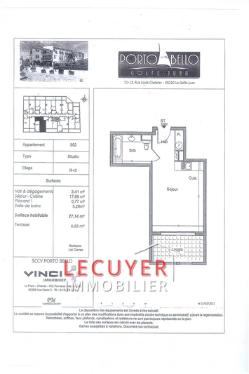 Location appartement Golfe-Juan  