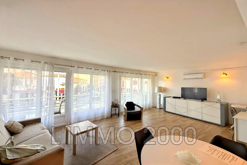appartement  2 pièces  Juan-les-Pins Centre ville  60&nbsp;m&sup2; -   