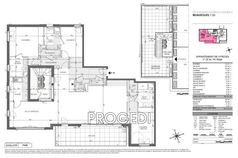 Vente appartement Beausoleil  