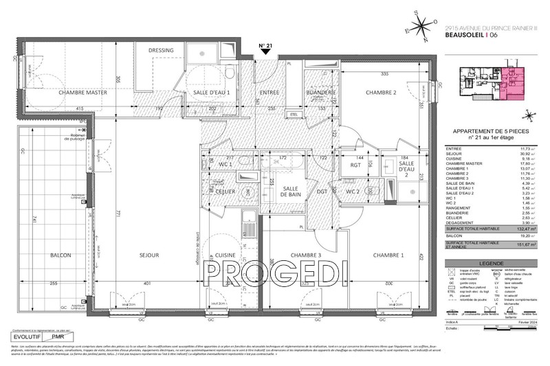 Vente appartement Beausoleil  