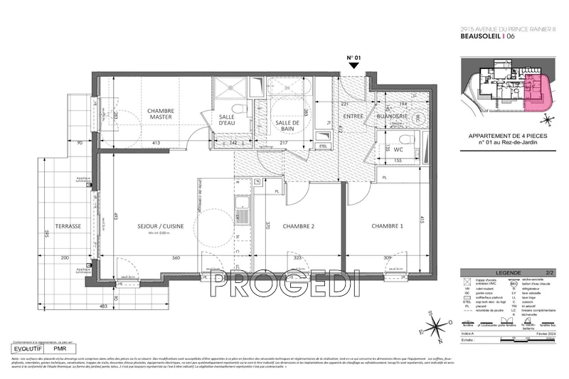 Vente appartement Beausoleil  