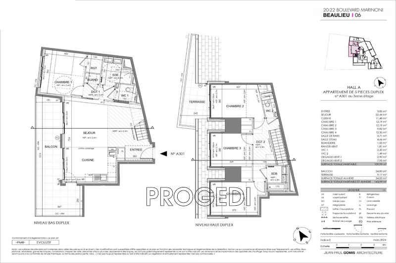 Vente duplex Beaulieu-sur-Mer  