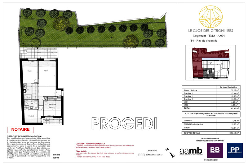 Vente appartement Roquebrune-Cap-Martin  