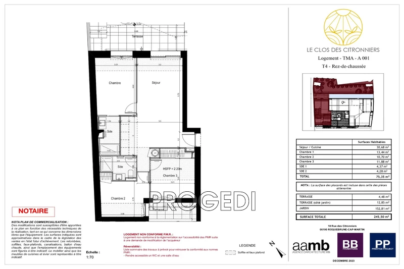 Vente appartement Roquebrune-Cap-Martin  