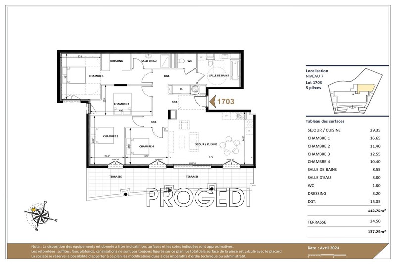 Vente appartement Beausoleil  