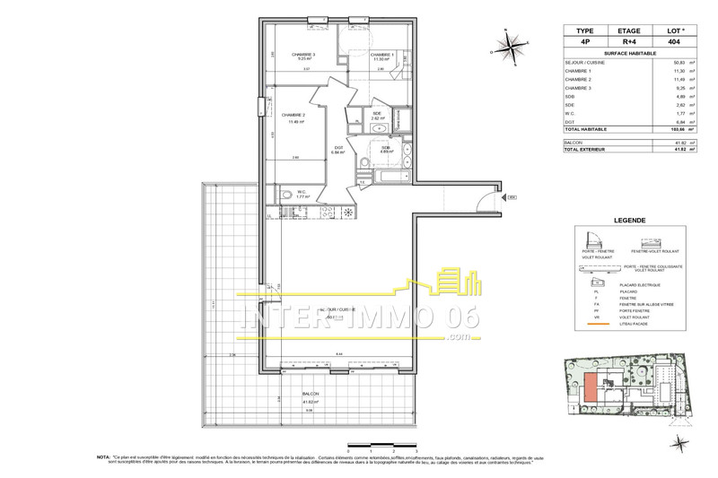 Vente appartement Villeneuve-Loubet  