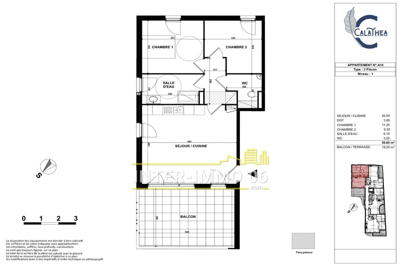 Vente appartement Villeneuve-Loubet  