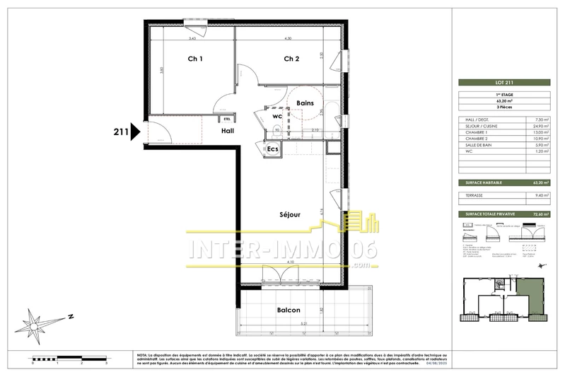 Vente appartement Saint-Laurent-du-Var  