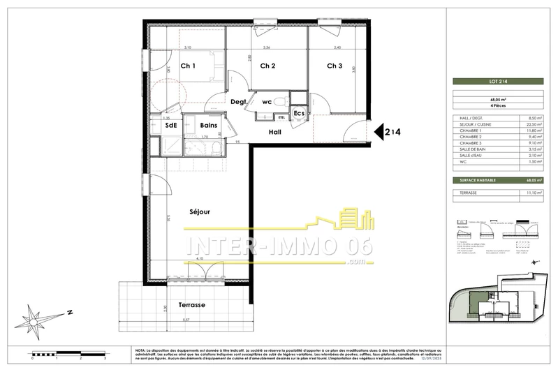 Vente appartement Saint-Laurent-du-Var  