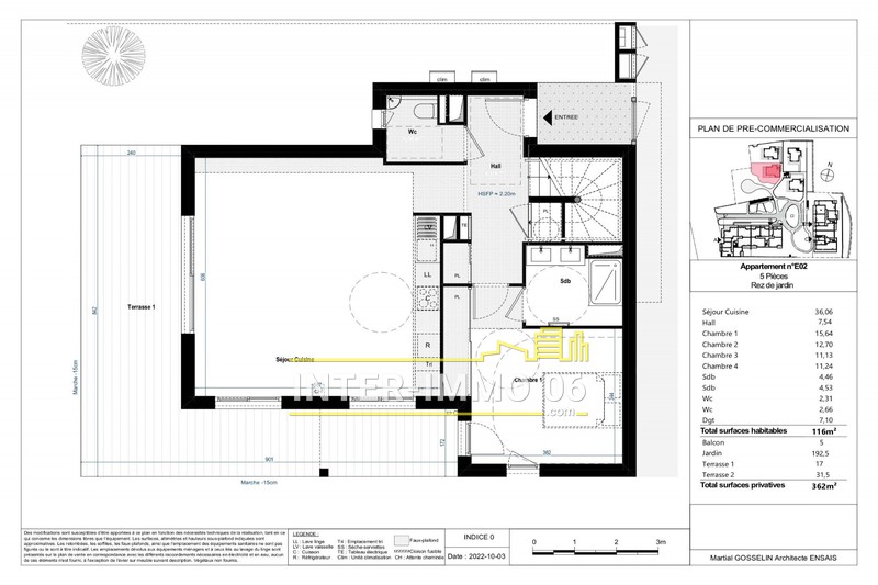 Vente villa Le Cannet  