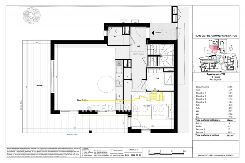 Vente villa Le Cannet  