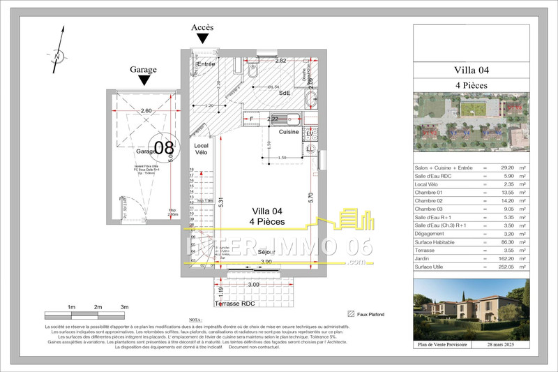 Vente villa Saint-Laurent-du-Var  