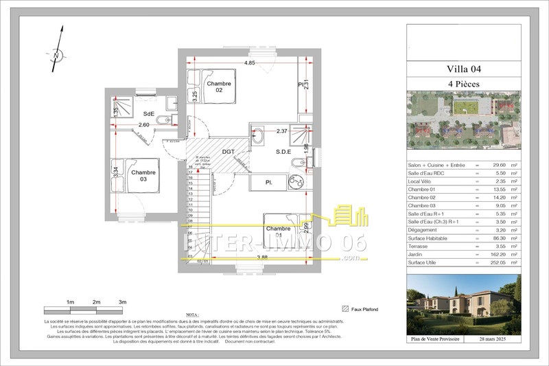 Vente villa Saint-Laurent-du-Var  