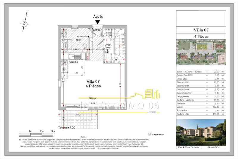 Vente villa Saint-Laurent-du-Var  