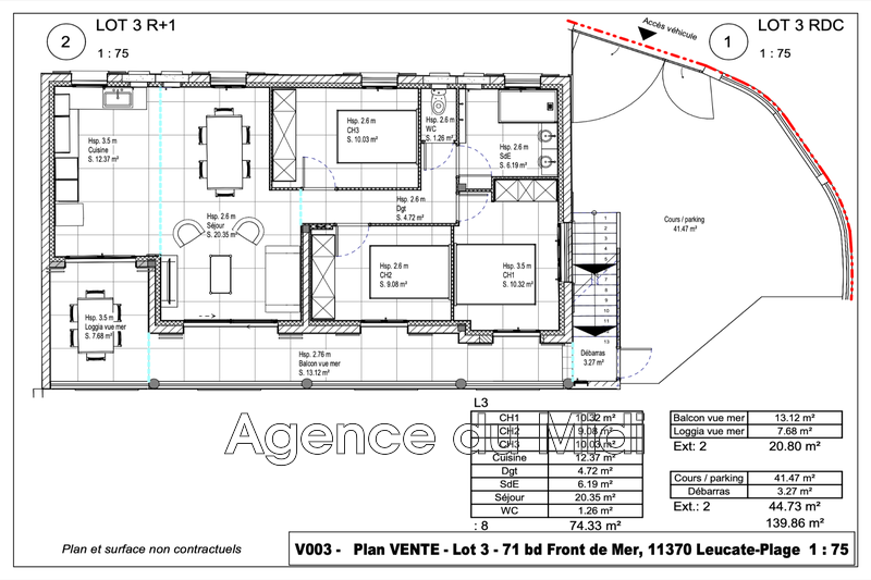 Vente appartement Leucate  