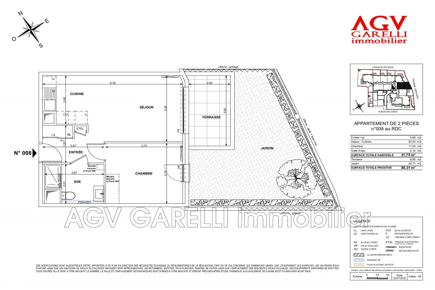 Vente Appartement 2 Pieces Le Lavandou 41 M