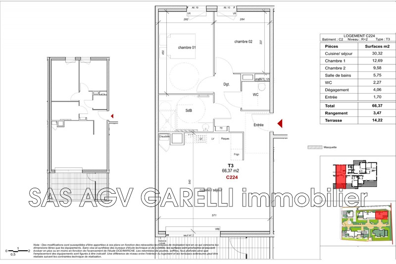 Photo Apartment Hyères Centre-ville,   to buy apartment  3 room   66&nbsp;m&sup2;