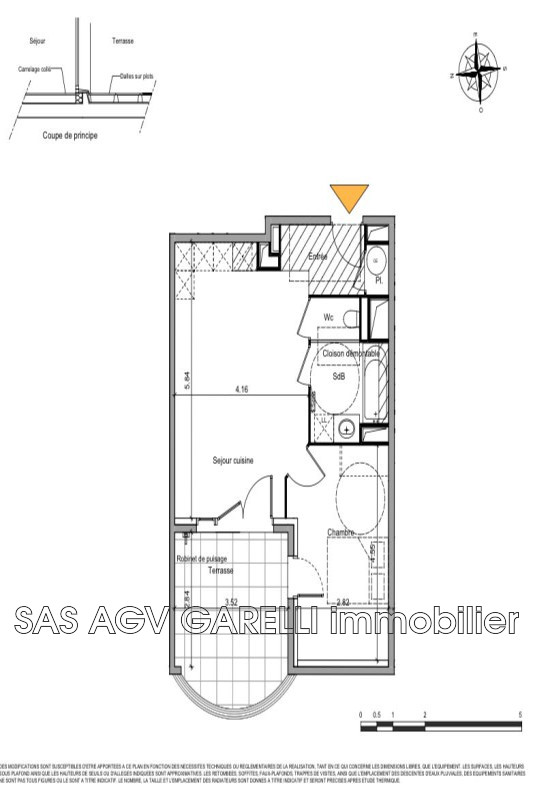 Vente Appartement 45m² 2 Pièces à La Crau (83260) - Agv Garelli Immobilier