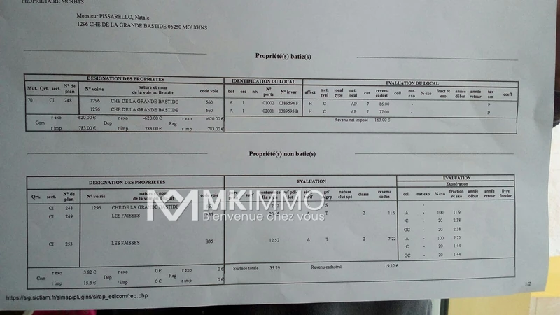 Vente terrain Mougins Vente terrain Mougins