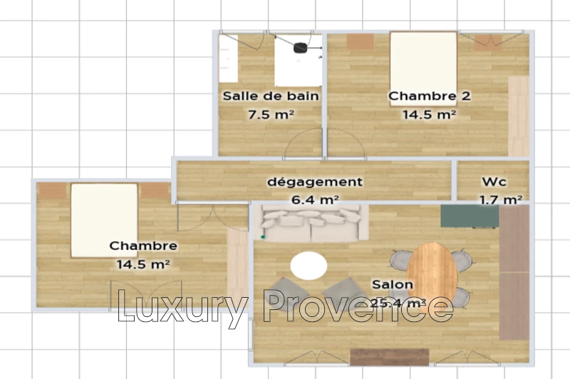 Vente appartement Simiane-Collongue  