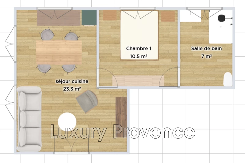 Vente appartement Simiane-Collongue  