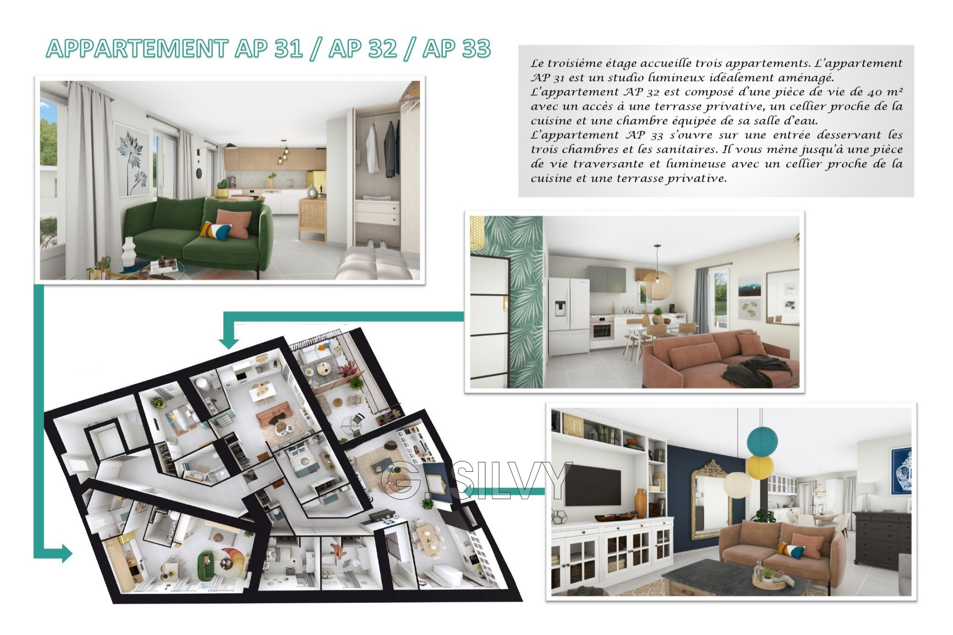 Vente Appartement 93m² 4 Pièces à Orange (84100) - G Silvy Immobilier
