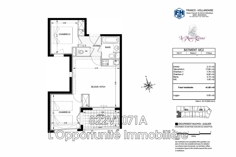 Vente Idéal investisseur Beausoleil  