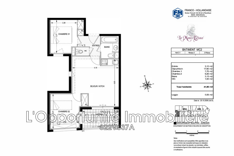 Vente Idéal investisseur Beausoleil  