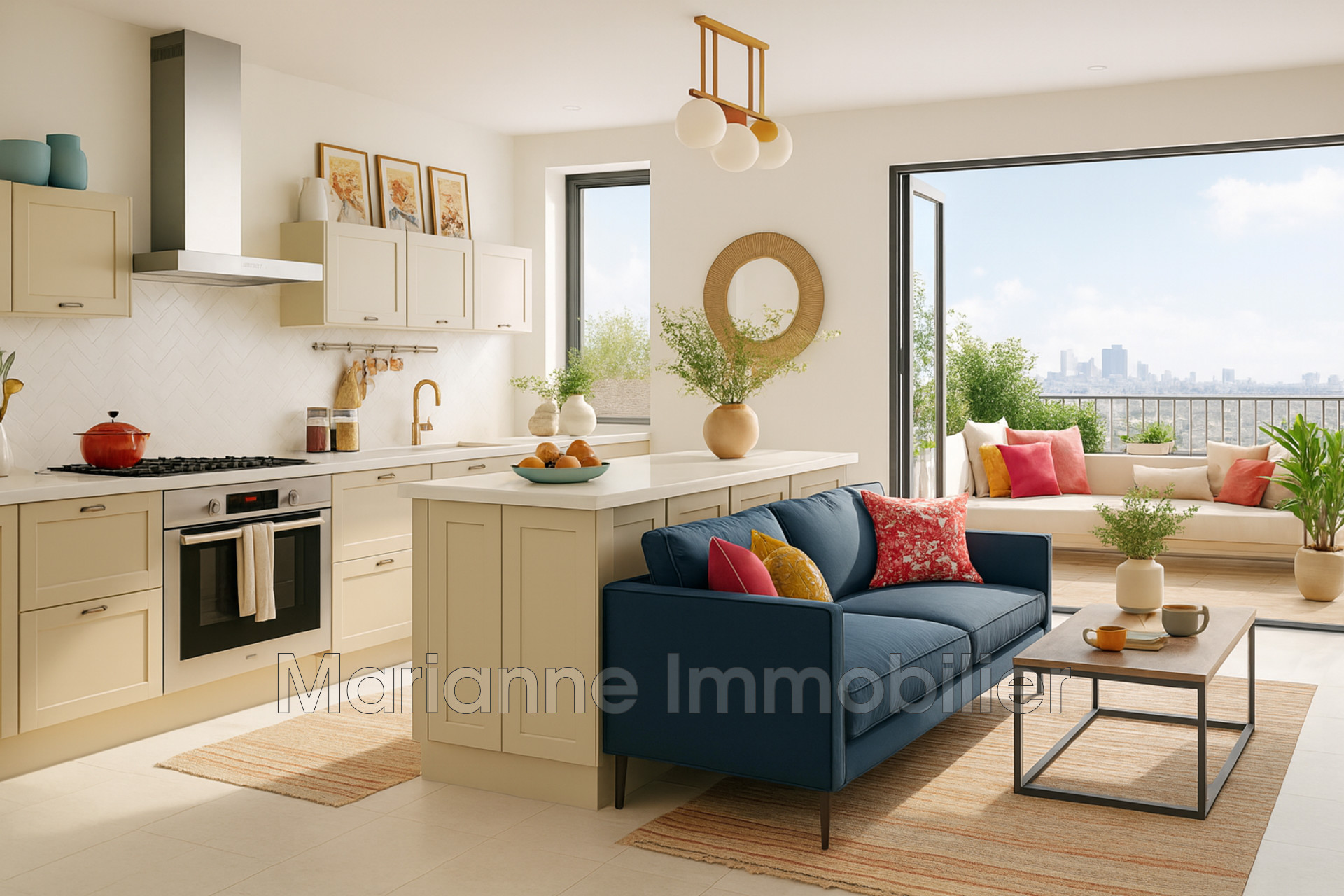 Photo Appartement Marguerittes Village,  Neuf appartement  3 pièces   70&nbsp;m&sup2;