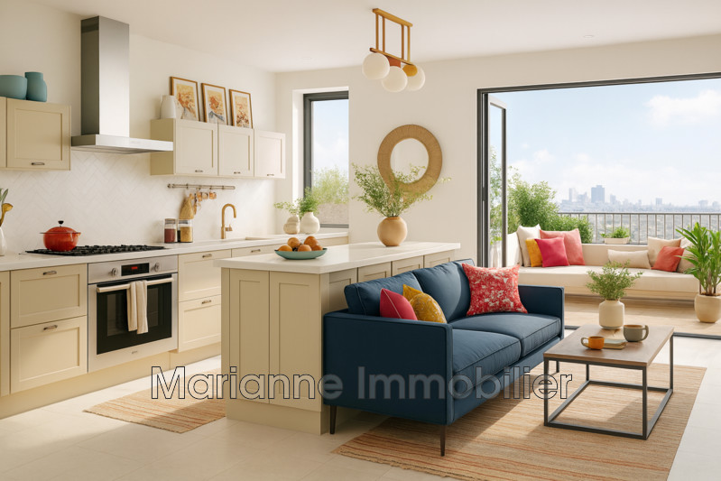 Photo Appartement Marguerittes Village,  Neuf appartement  3 pièces   70&nbsp;m&sup2;