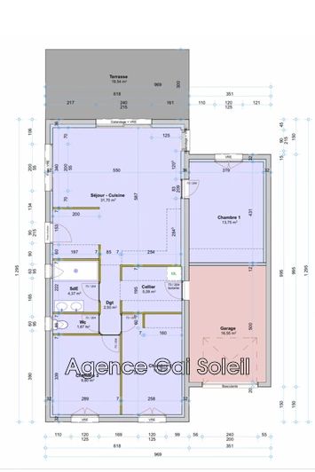 Location villa contemporaine Maraussan  