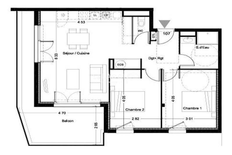 Vente appartement Saint-Cyprien  