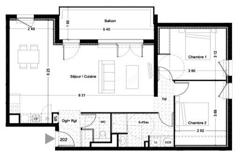 Vente appartement Saint-Cyprien  
