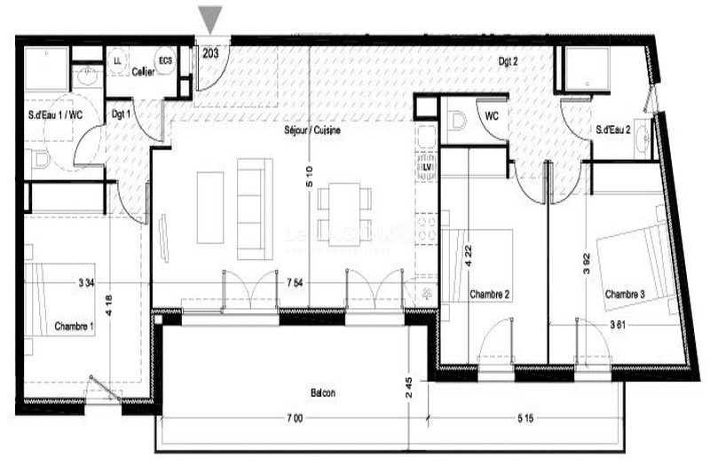 Vente appartement Saint-Cyprien  