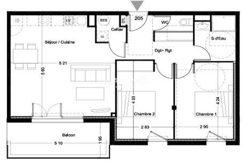 Vente appartement Saint-Cyprien  