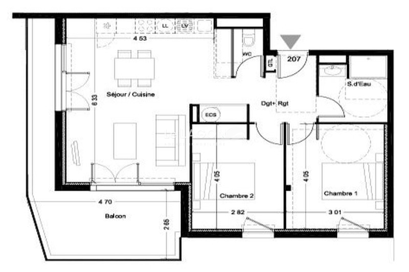 Vente appartement Saint-Cyprien  